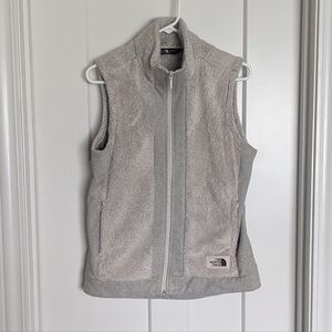 North Face Furry Fleece Vest - Oatmeal - sz M
